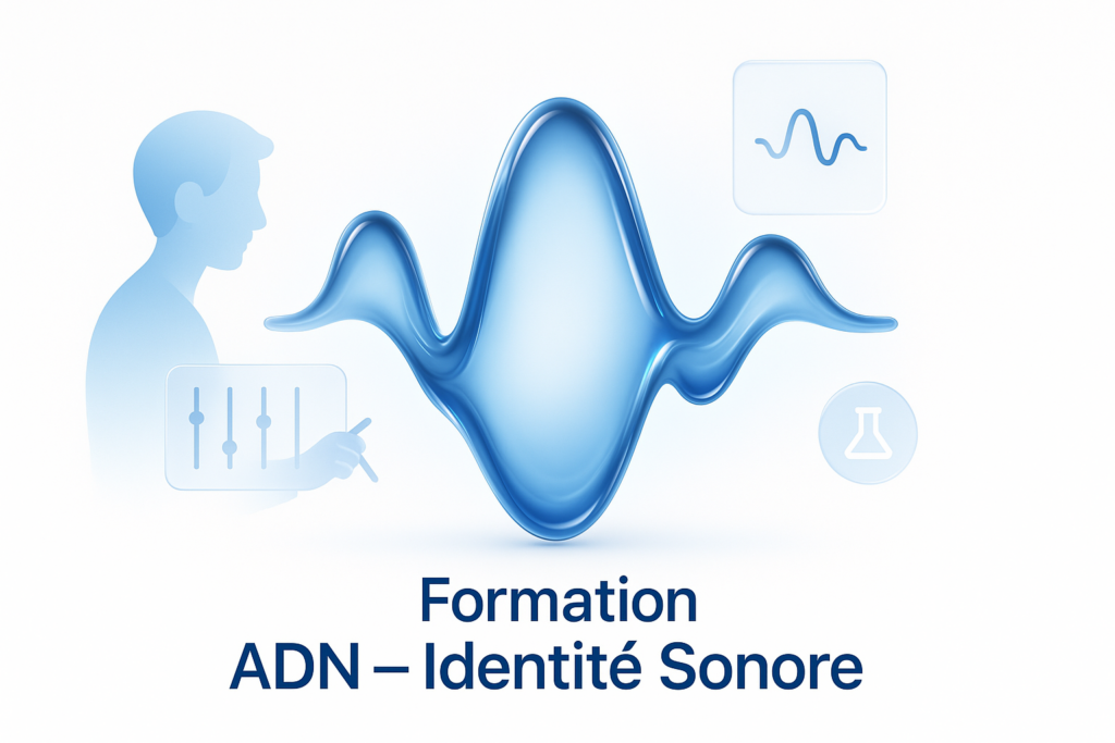 Formation ADN – Identité Sonore CFSM Center Lyon 3 AFDAS CPF France Travail Formation identité sonore ADN - CFS|M Center Lyon - Certification professionnelle audio branding