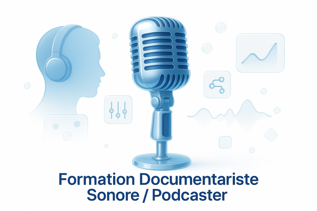 Formation Documentariste Sonore / Podcaster – CFSM Center Lyon – CPF Formation de documentariste sonore et podcaster – CFSM Center Lyon – formation professionnelle éligible CPF.