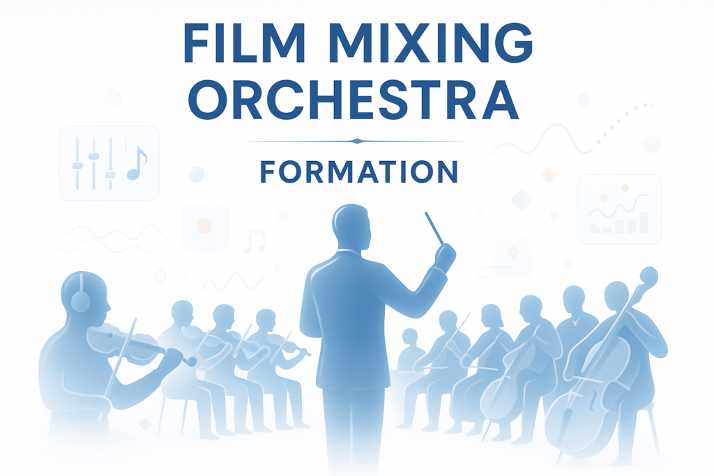 Formation mixage orchestre musique de film Lyon - Techniques professionnelles post-production orchestrale