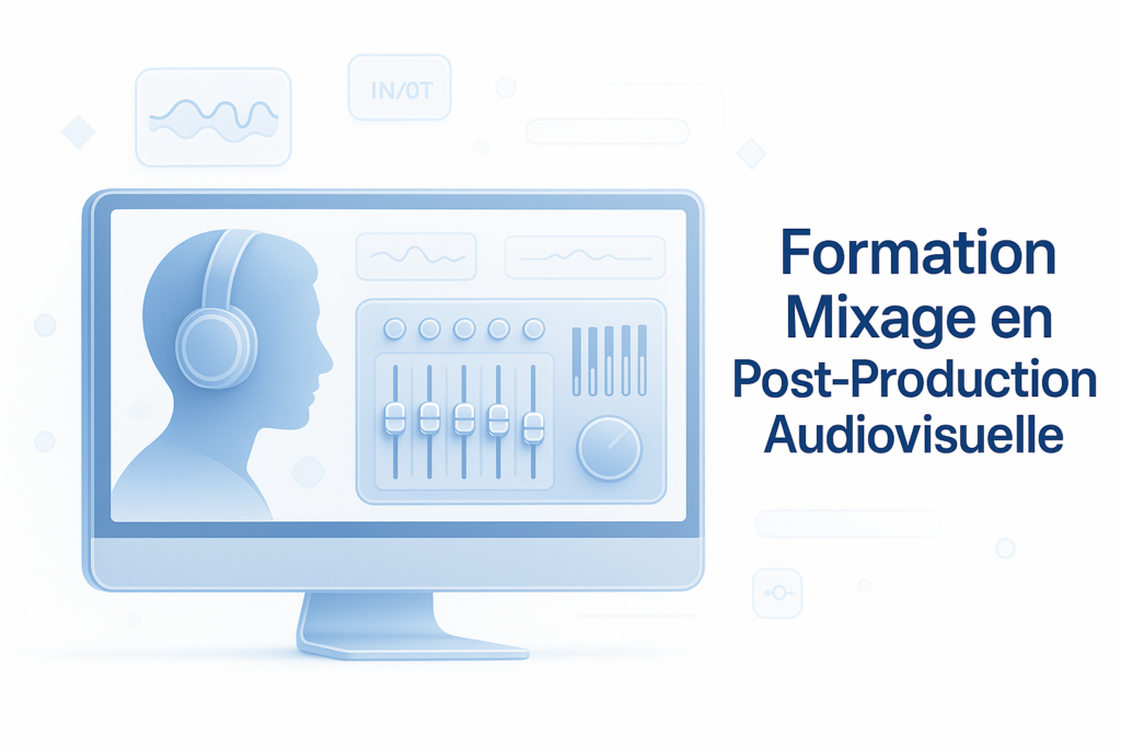 Formation mixage post-production audiovisuelle Lyon - Certification RNCP niveau 6 éligible CPF AFDAS