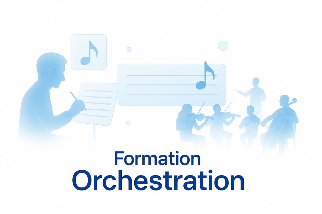 Formation orchestration musicale - CFS|M Center Lyon - Certification professionnelle Niveau 6