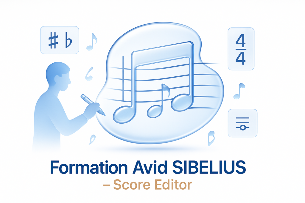Formation Sibelius Score Editor - CFS|M Center Lyon - Notation musicale professionnelle